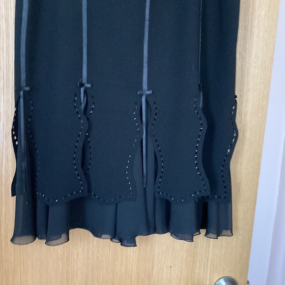 Women’s elastic waist maxi skirt. Black color. Waist-35 inch, length 32,5inch. - Picture 2 of 2